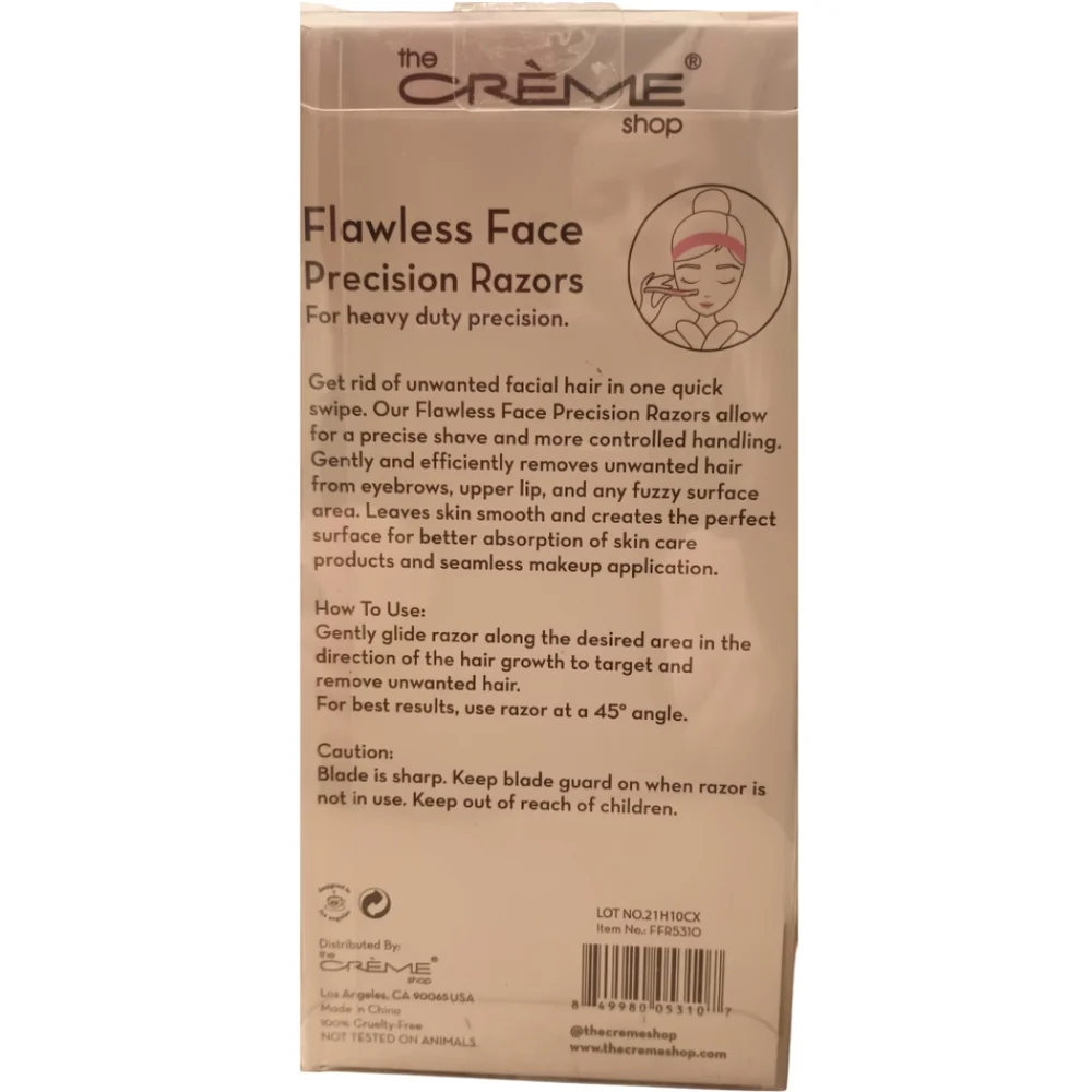 NIB Flawless Face Precision Razors set of 6 - Picture 2 of 3